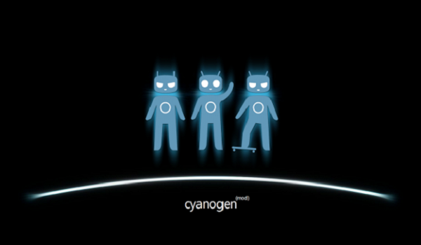 Sid glowing blue Cyanogen