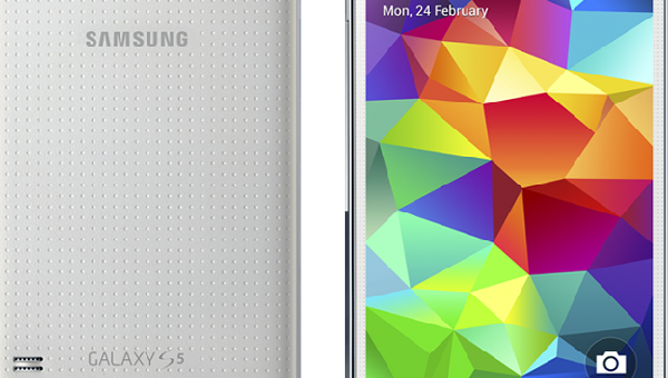 White Galaxy S5