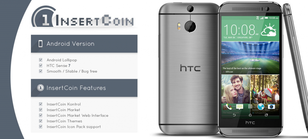 InsertCoin HTC One M8 ROM