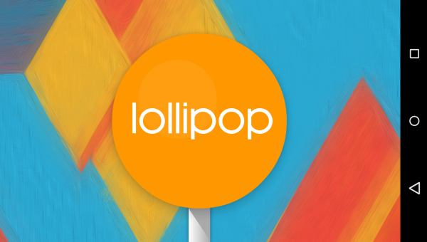 Android Lollipop homescreen
