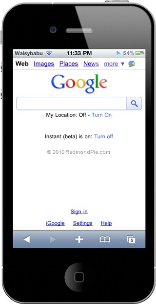 google-instant-on-iphone-4