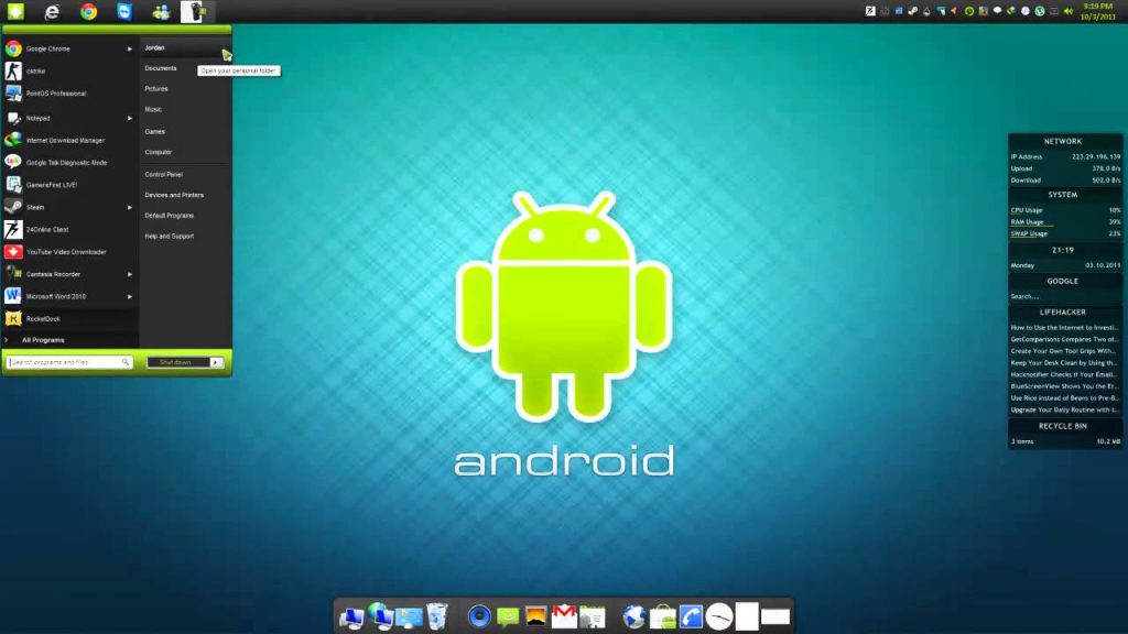 android-windows-7