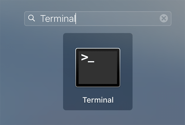 create high sierra usb terminal