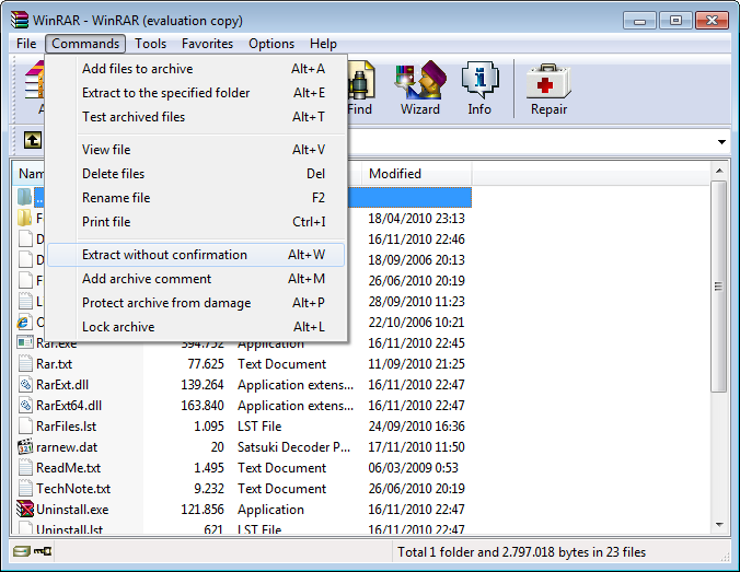 winrar auto extract after download