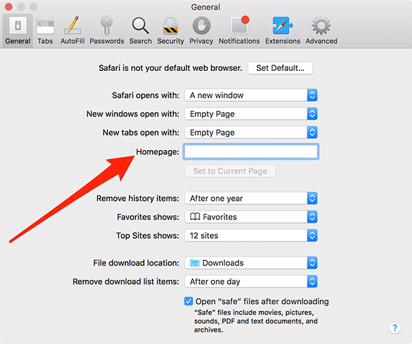 How To Use Image As Homepage Of Safari On Mac