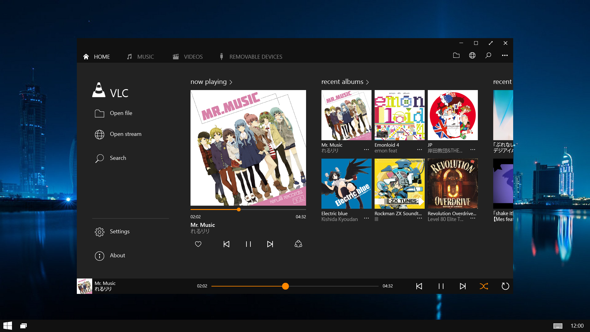 VLC Video Player Windows 10