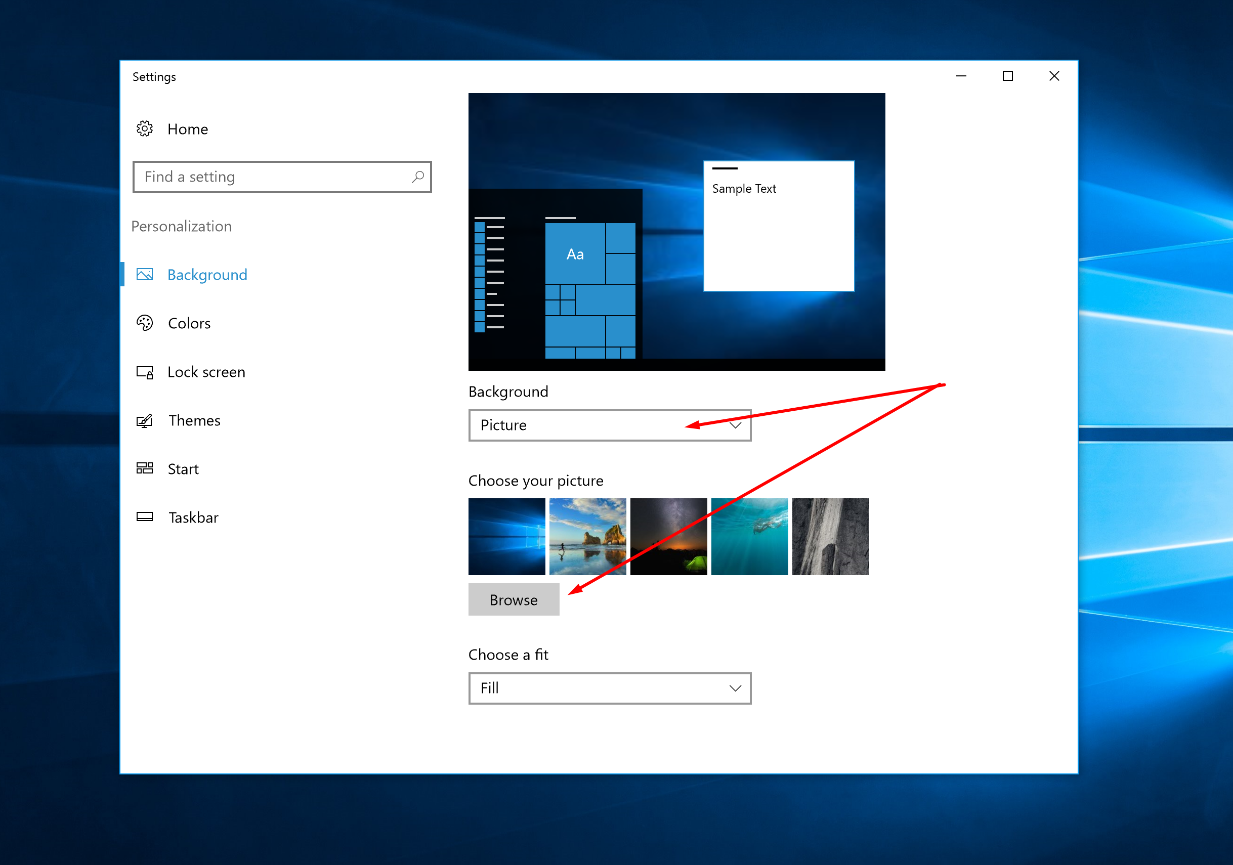 windows 10 change desktops