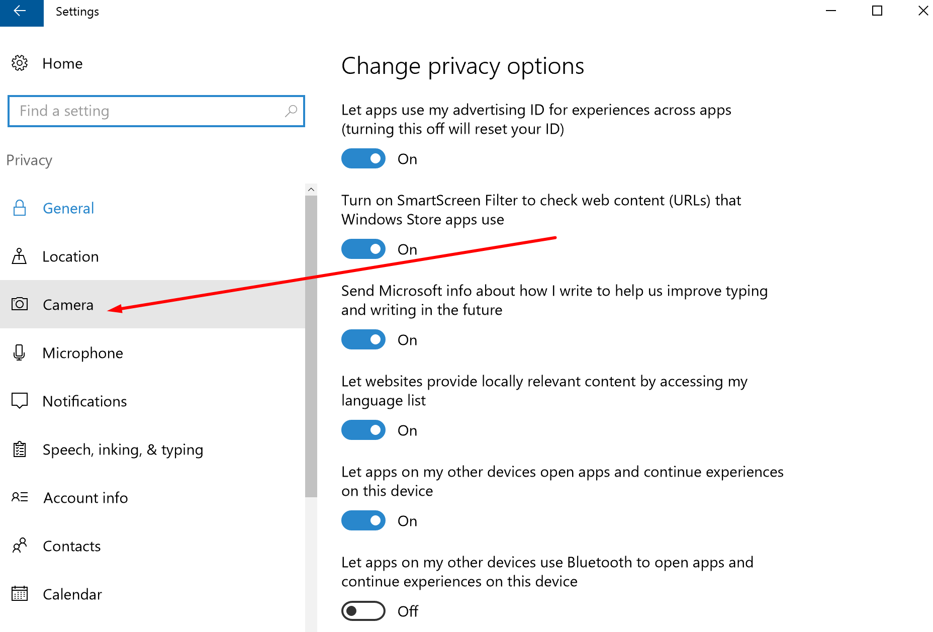 Deny Apps From Accessing Webcam In Windows 10