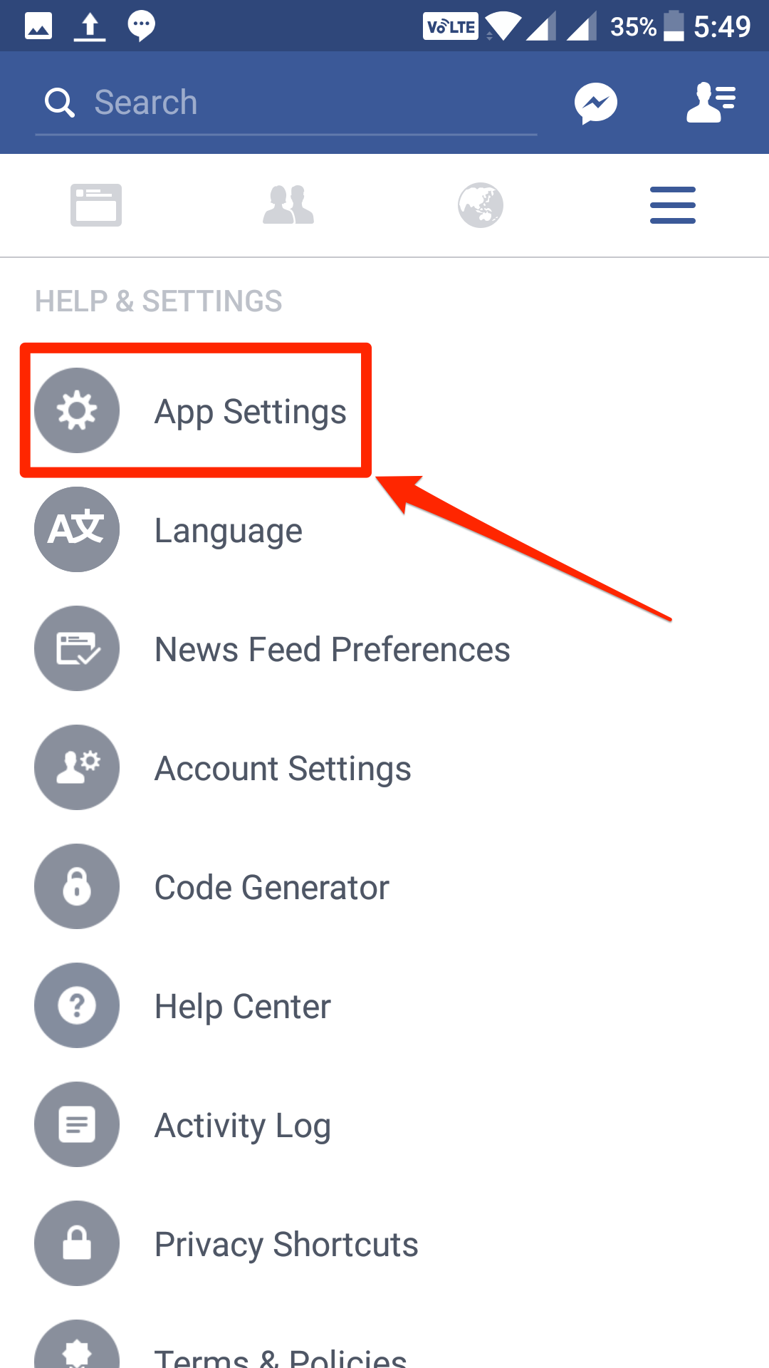 fb-video-app-settings