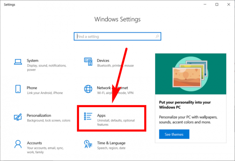 how to see installed apps in windows 10