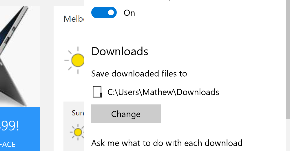 galaxy tab 2 change default download folder