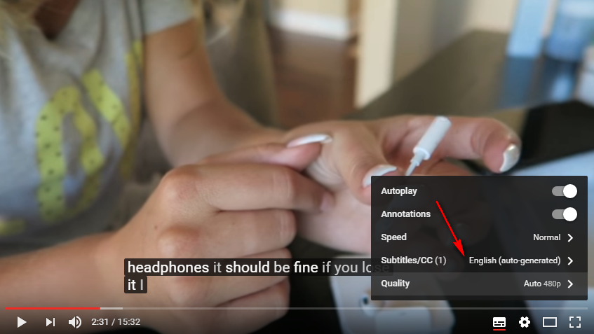 auto generate subtitles youtube