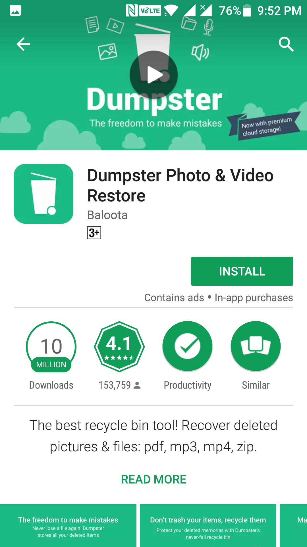 dumpster-install