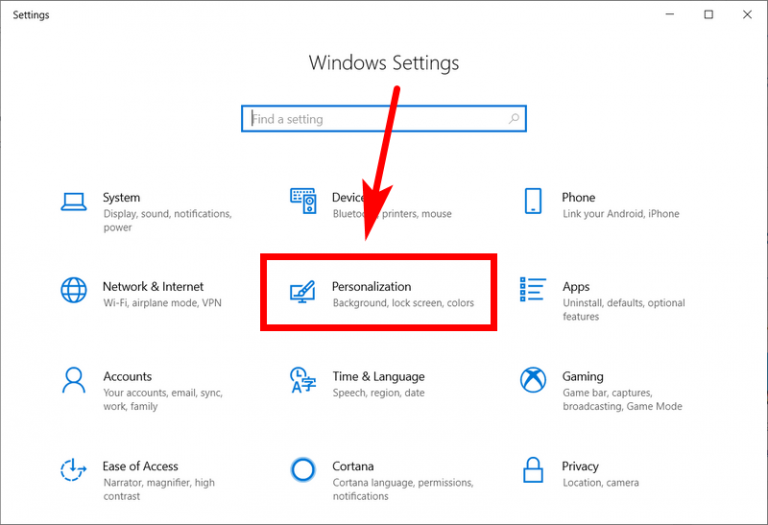 View Taskbar Settings in Windows 10 | Consuming Tech