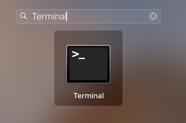 macos terminal window