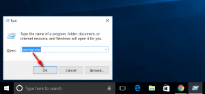 Windows 10: Run dialog > lusrmgr.msc