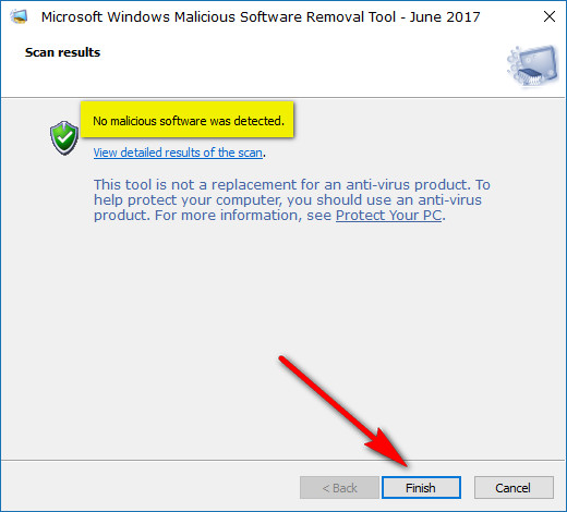 how to use microsoft malicious software removal tool