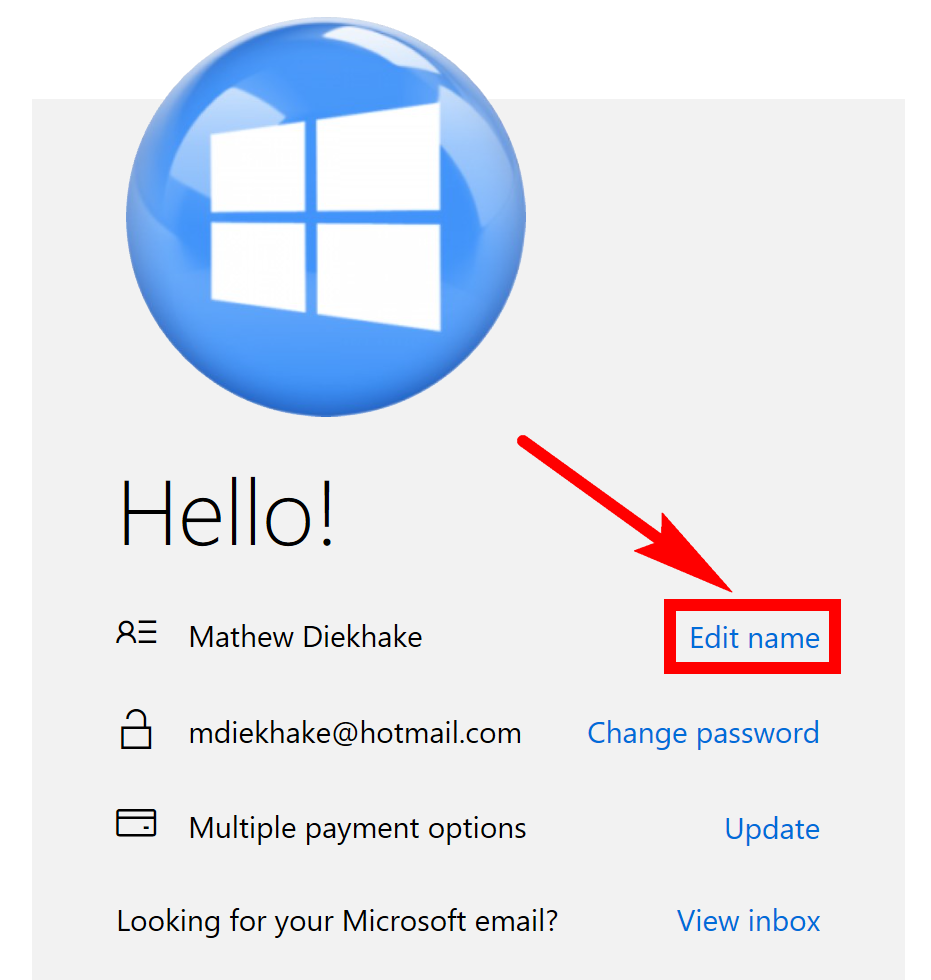 How to Change Account Username in Windows 10 When Signed In to Microsoft Account or Local Account