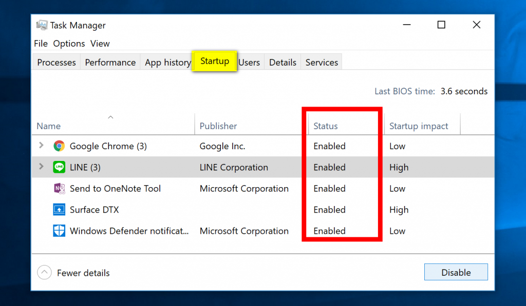 how to set a program to run on startup windows 10