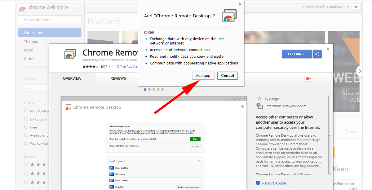 google chrome remote desktop download for mac