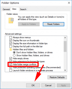 hide folders in windows 10