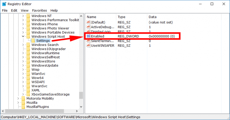 How to enable or disable windows script host on your pc? – enable ...