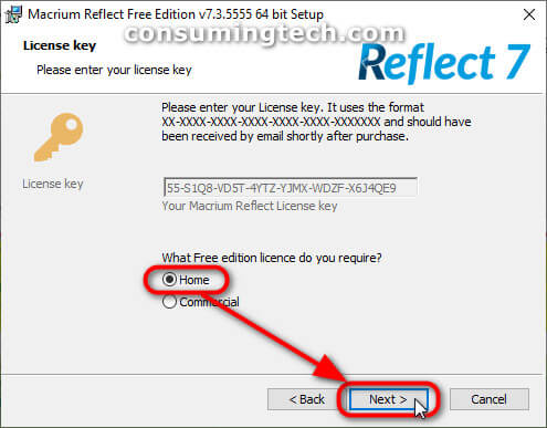 Macrium Reflect license key