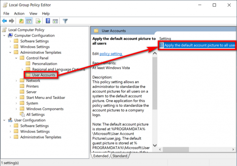Apply Default User Picture For All Users In Windows 10 4036