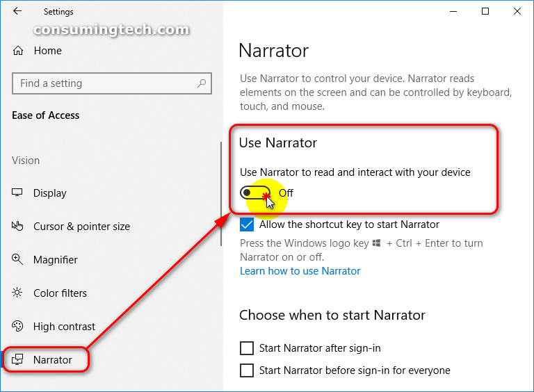 How To Read By Sentence In Narrator In Windows 10 Tutorial 