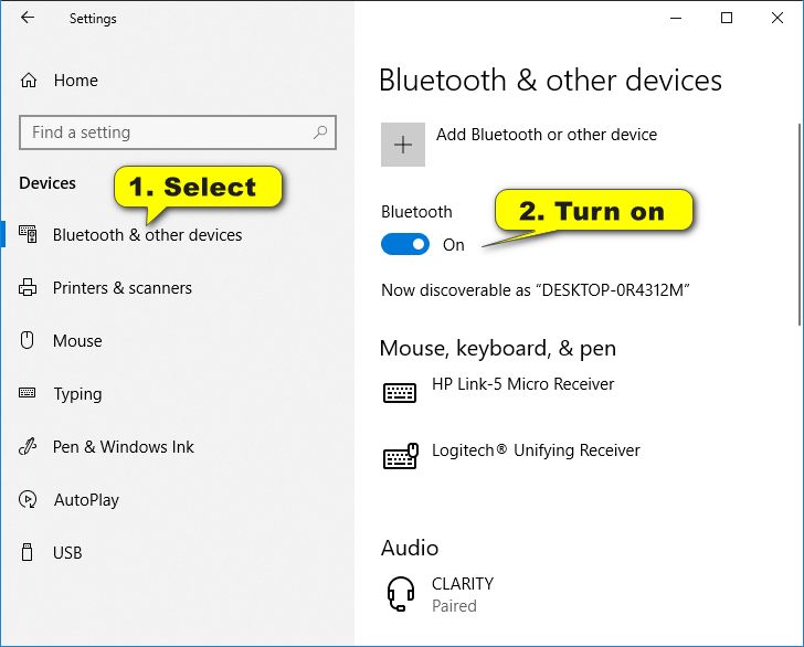 Turn On/Off Bluetooth in Windows 10 | ConsumingTech