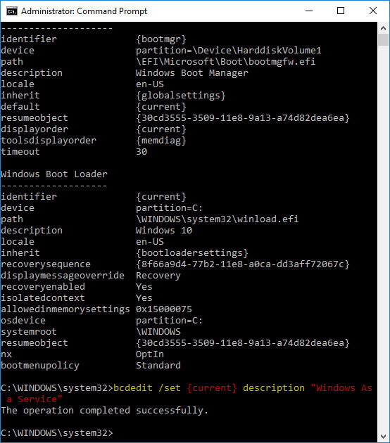 bcdedit-windows-as-service – ConsumingTech