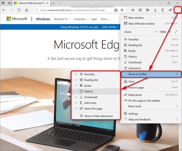 Add Microsoft Edge To Taskbar