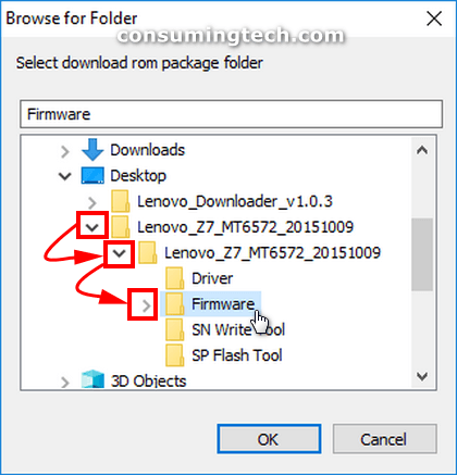 Browser for Folder