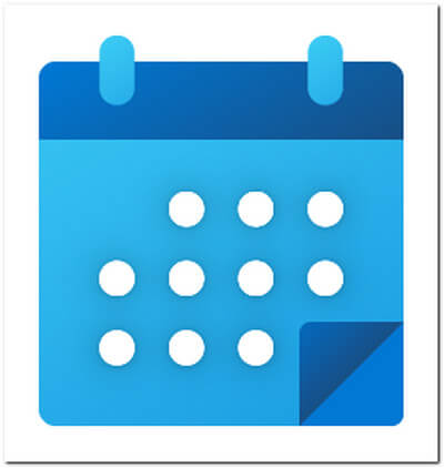 Microsoft Windows 10 Fluent Design: Calendar icon
