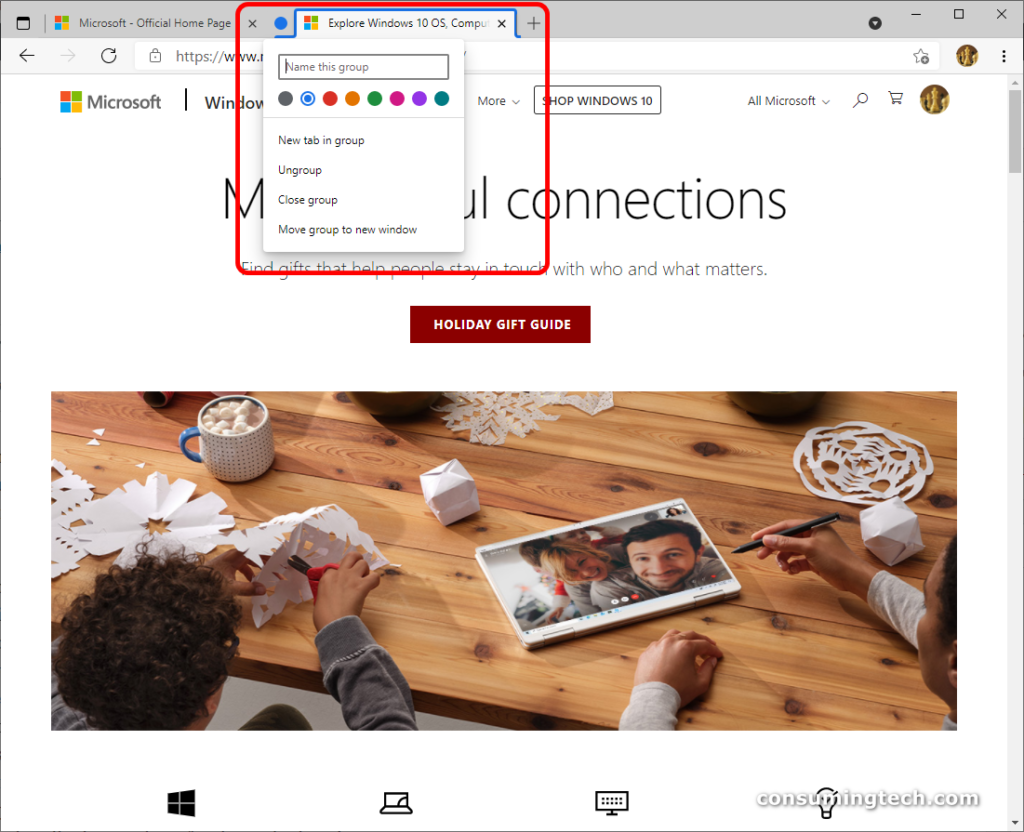 How To Auto Create And Collapse Tab Groups In Microsoft Edge