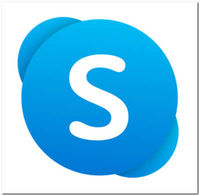 Microsoft Windows 10 Fluent Design: Skype icon