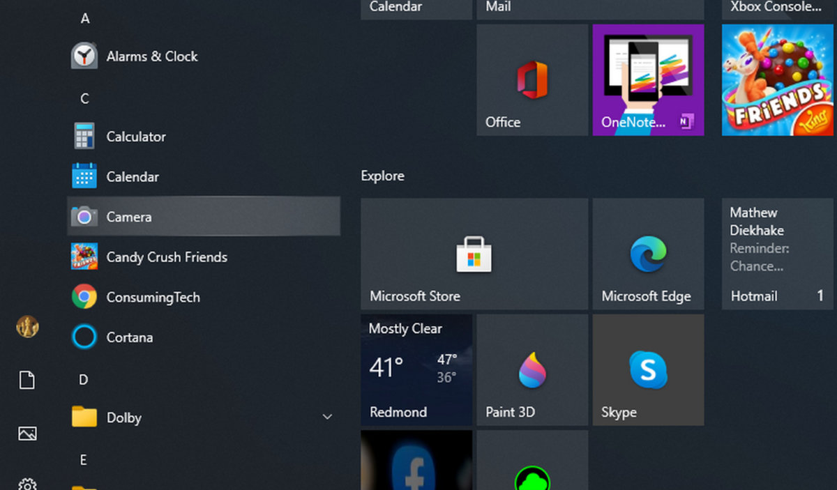 New Windows 10 Fluent Design Windows Camera Icon | Consuming Tech