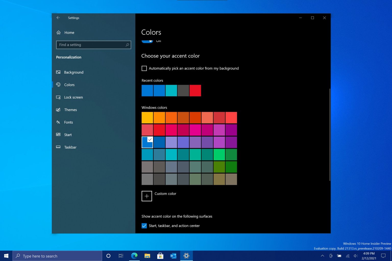 windows-10-build-21313-alters-default-blue-accent-color