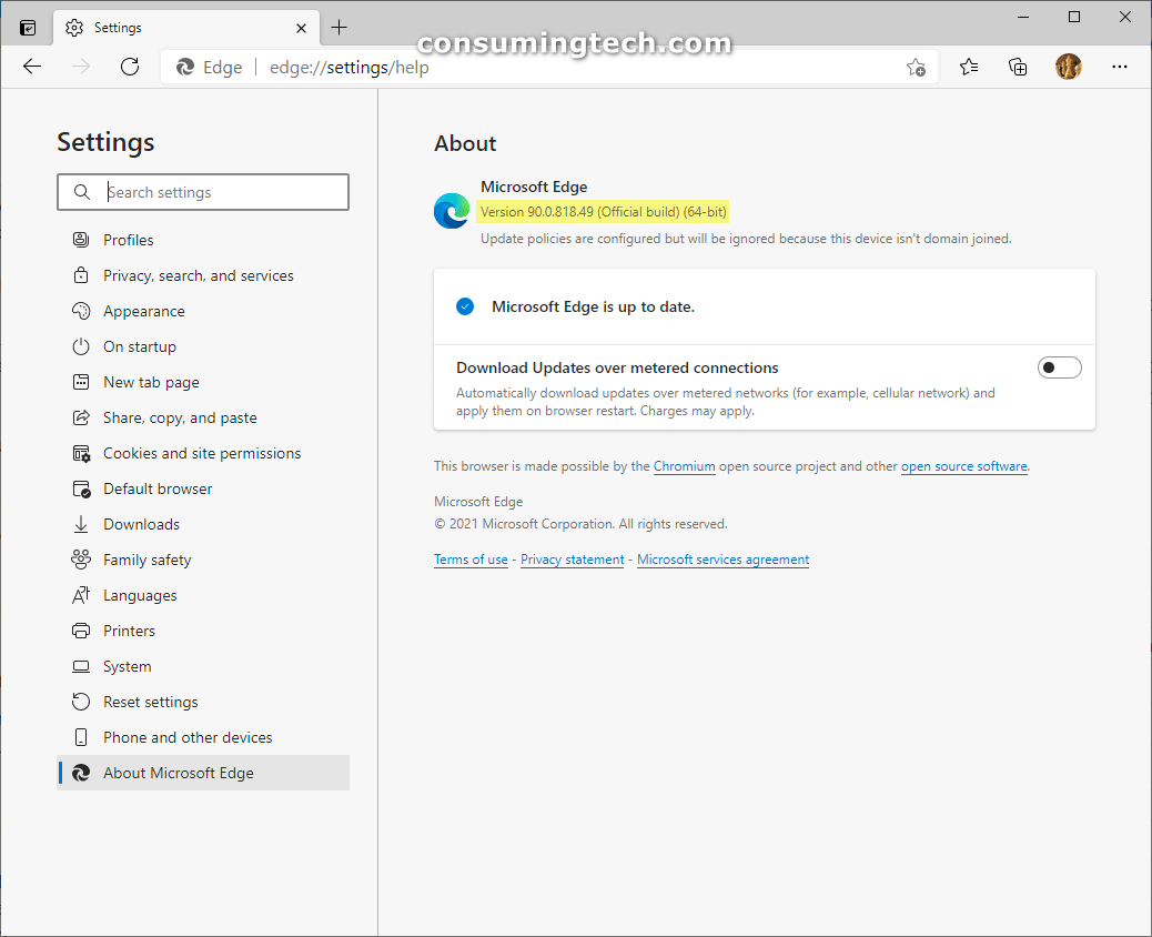 Microsoft Edge 27.27.27.27 Fixes Bugs and Performance Issues