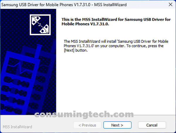 Samsung Driver v1.7.31.0