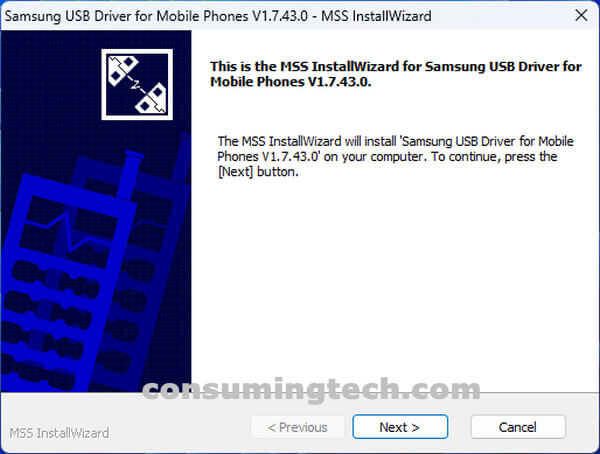 Samsung Driver v1.7.43.0