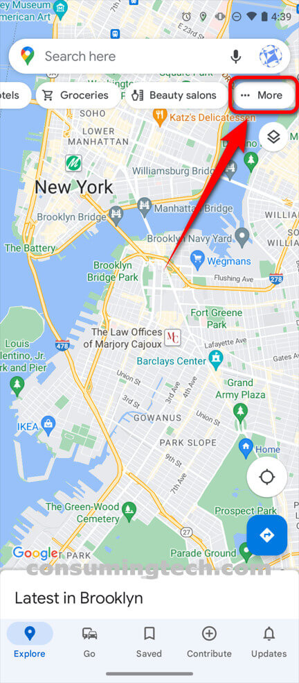 Google Maps: New York