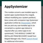 App Systemizer Magisk module