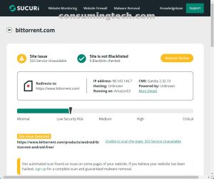 BitTorrent Sucuri results