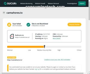 CamWhores.tv Sucuri results