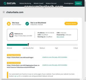 Chaturbate.com Sucuri results
