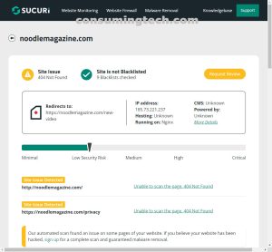Noodlemagazine.com Sucuri results