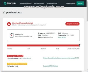 PornBurst.com Sucuri results
