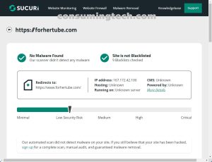 ForHerTube.com Sucuri results