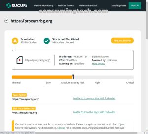 Proxyrarbg.org Sucuri results